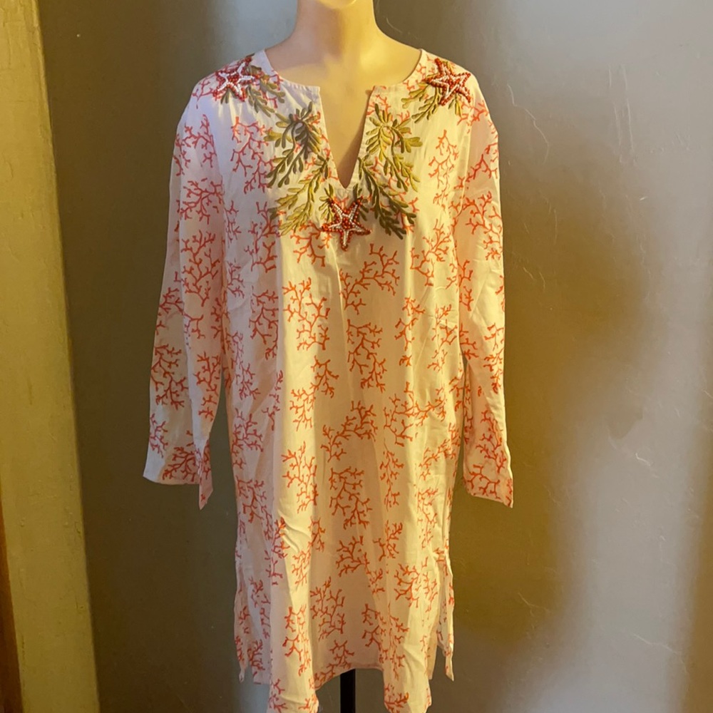 Womes Boo Gemes tunic coverup size large new with tags